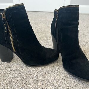 Black Suede Ankle Boots